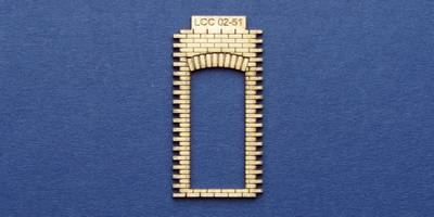 LCC 02-51 OO gauge single square door panel type 4